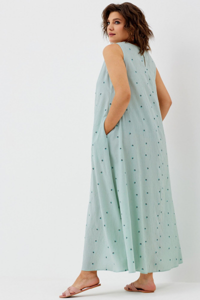 Платье BegiModa 1036 ментол - фото 7