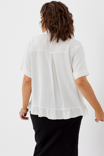 Блуза BegiModa 4091 молочный - фото 6