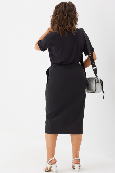 Юбка BegiModa 5014 черный - фото 8