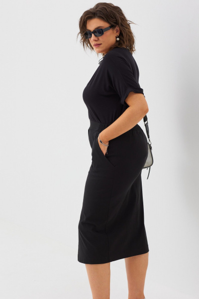 Юбка BegiModa 5014 черный - фото 7