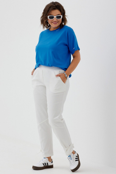 Брюки BegiModa 6052 молочный - фото 2