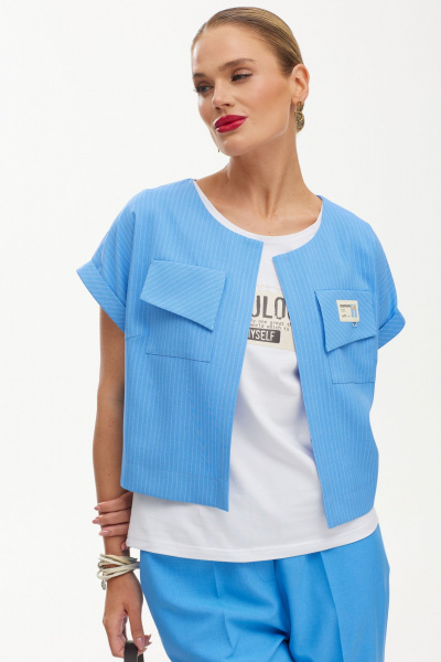 Блуза, брюки, жакет Твой имидж 1837 - фото 9