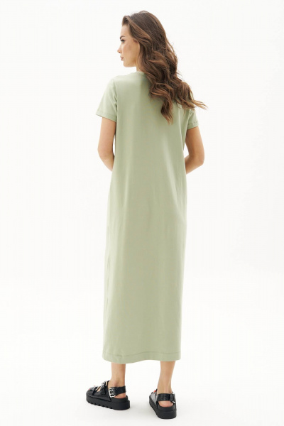 Платье-рубаха из хлопка с асимметричным вырезом Fantazia Mod 4862 - фото 6