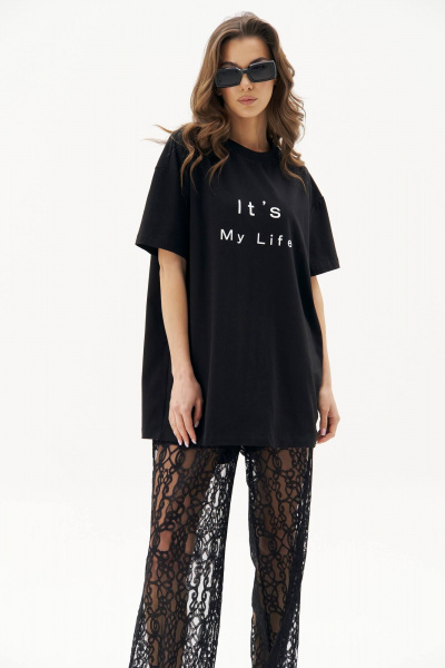 Брюки, майка Fantazia Mod 4826 черный - фото 3