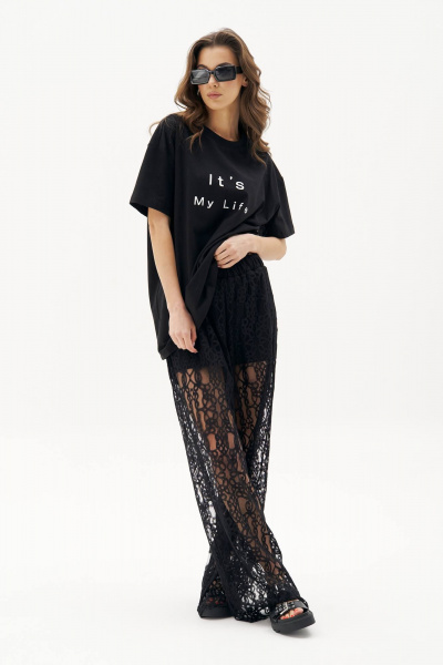 Брюки, майка Fantazia Mod 4826 черный - фото 2