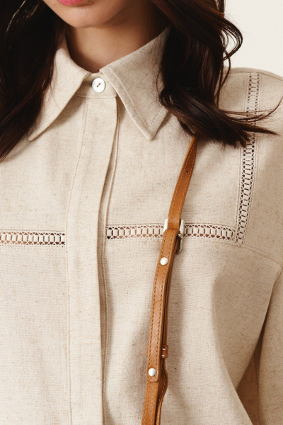 Блуза, юбка Lokka 1403 бежевый - фото 8