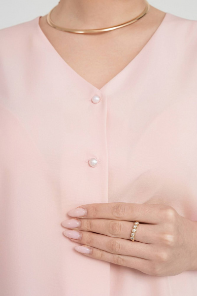 Короткий жакет из текстиля с рельефами и застежкой LADO 8175-16 - фото 10