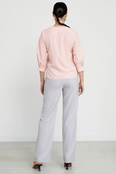 Короткий жакет из текстиля с рельефами и застежкой LADO 8175-16 - фото 9