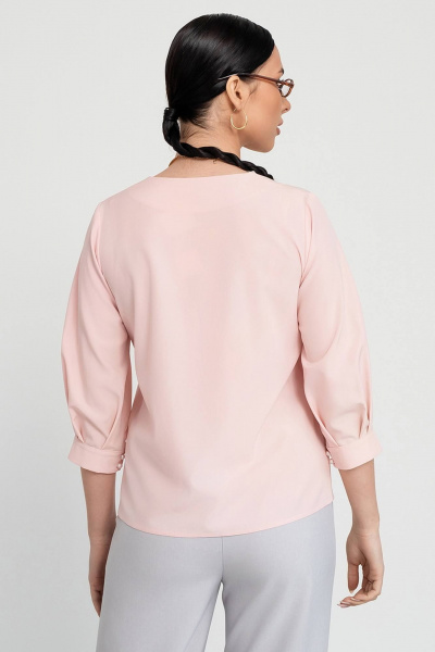 Короткий жакет из текстиля с рельефами и застежкой LADO 8175-16 - фото 3