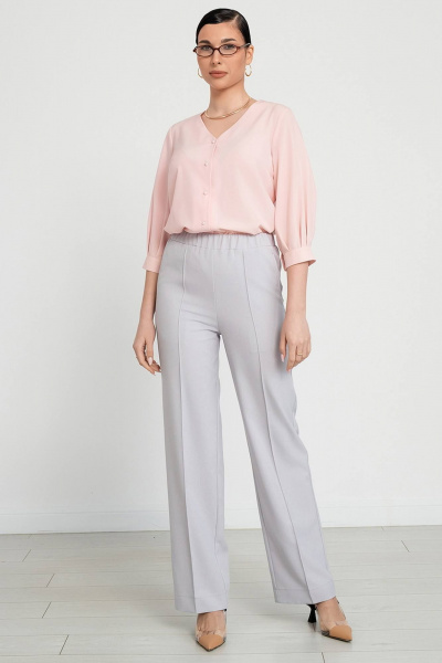 Короткий жакет из текстиля с рельефами и застежкой LADO 8175-16 - фото 6