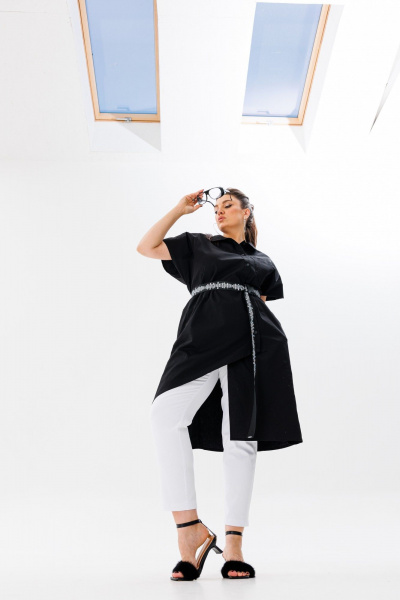 Брюки, туника Anelli 1367 домино - фото 6