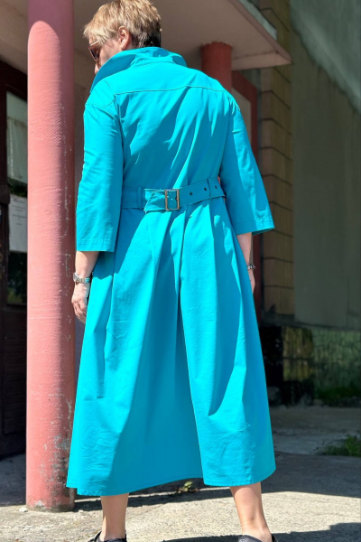 Платье Runella 1629 бирюза - фото 8