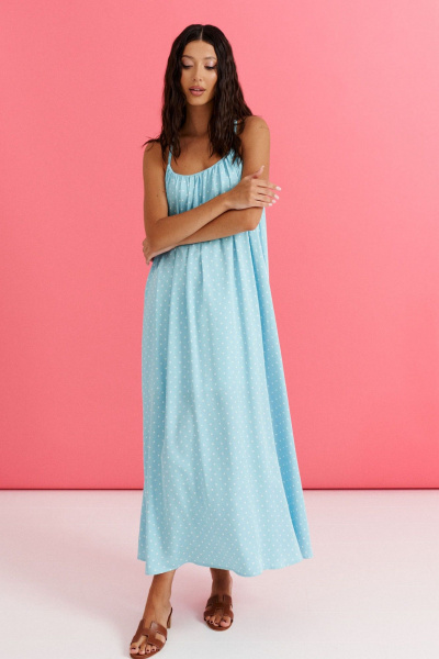 Платье из вискозы в стиле на каждый день ANNETE A3570 - фото 2