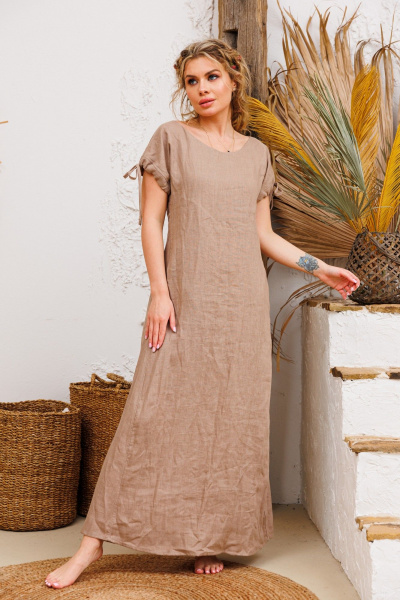 Платье АМУЛЕТ 9725 льняной - фото 2