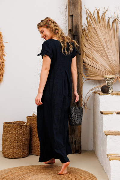 Платье АМУЛЕТ 9725 черный - фото 5