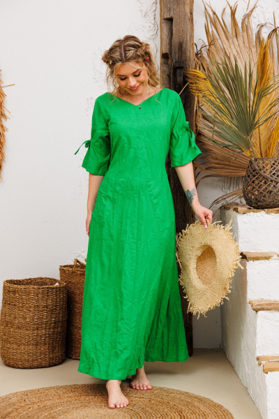 Платье АМУЛЕТ 9731 яблоко - фото 5