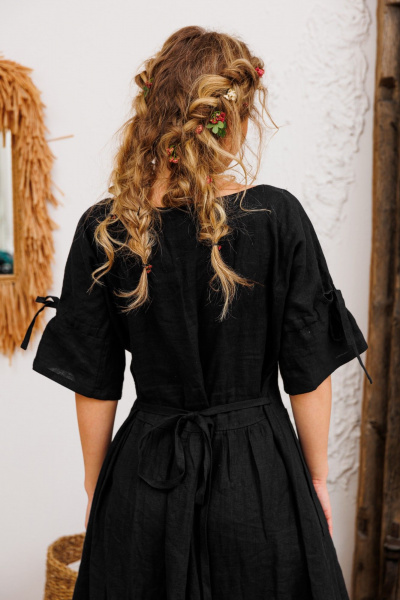 Платье АМУЛЕТ 9731 чёрный - фото 5