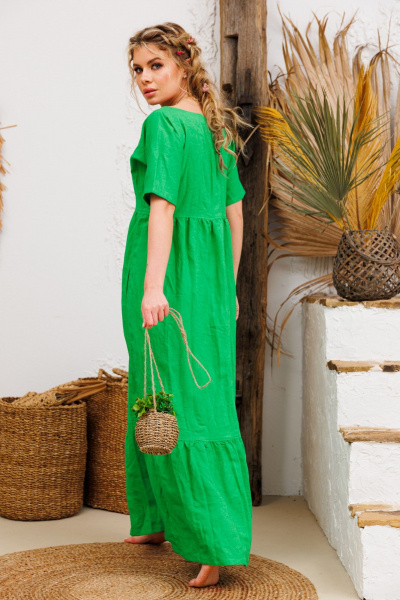 Платье АМУЛЕТ 9735 яблоко - фото 5