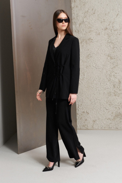 Брюки из текстиля с классическим фасоном для деловых образов BURVIN 9173-11 - фото 1