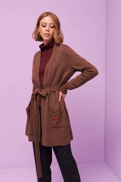 Кардиган на каждый день из трикотажа BURVIN 9225-77 - фото 2