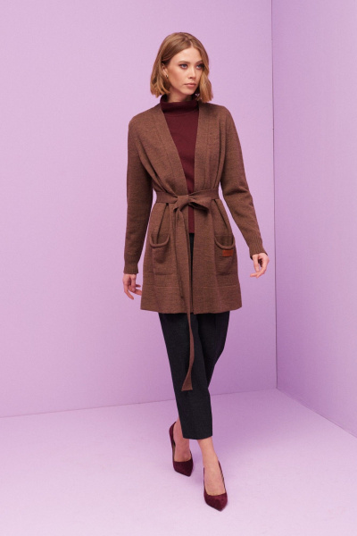 Кардиган на каждый день из трикотажа BURVIN 9225-77 - фото 1