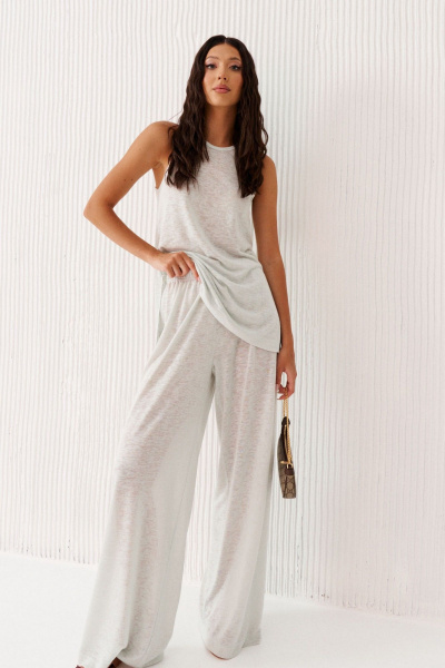 Брюки и туника из трикотажа и вискозы в стиле на каждый день ANNETE A4250 - фото 5