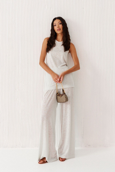 Брюки и туника из трикотажа и вискозы в стиле на каждый день ANNETE A4250 - фото 4