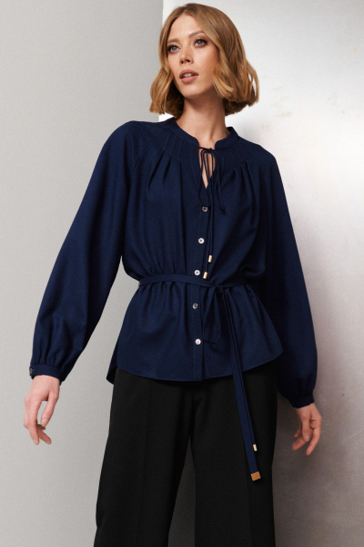 Блуза из текстиля в стиле на каждый день BURVIN 9247-51 - фото 3