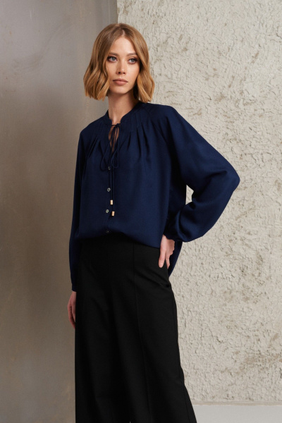 Блуза из текстиля в стиле на каждый день BURVIN 9247-51 - фото 1