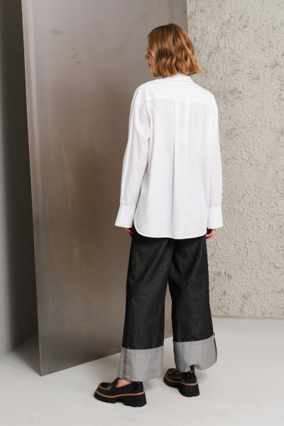 Черные джинсы из джинса на каждый день BURVIN 9269-11 - фото 6