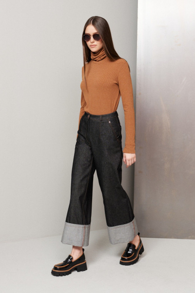 Черные джинсы из джинса на каждый день BURVIN 9269-11 - фото 1