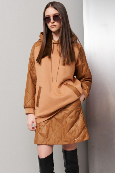 Юбка демисезонная из плащёвой ткани BURVIN 9318-21 - фото 2