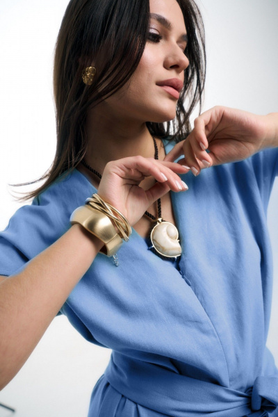 Комбинезон, пояс MilMil 1109 голубой - фото 7