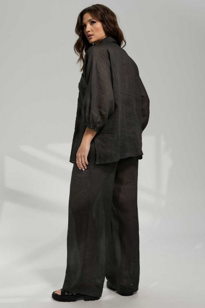 Блуза, брюки Mislana 1093 темно-зеленый - фото 10