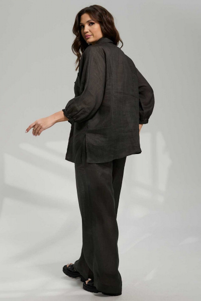 Блуза, брюки Mislana 1093 темно-зеленый - фото 9
