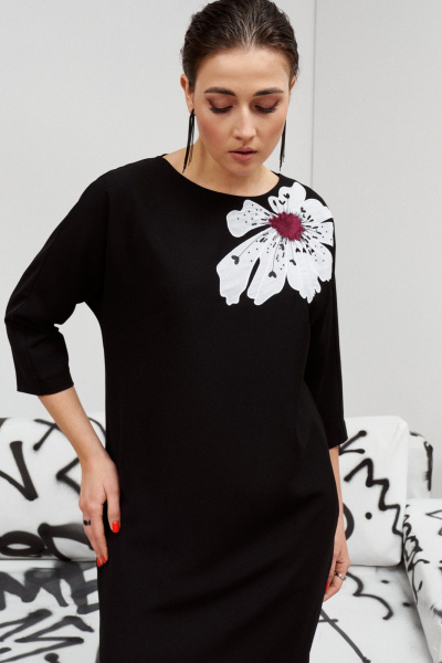 Платье нарядное из текстиля для демисезона BURVIN 9395-81 - фото 2