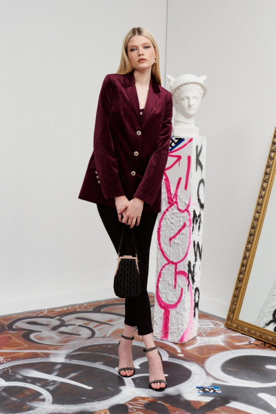 Жакет нарядный из текстиля для демисезона BURVIN 9427-71 - фото 1