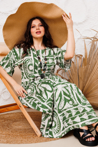 Платье Danaida 2227 зеленый - фото 9