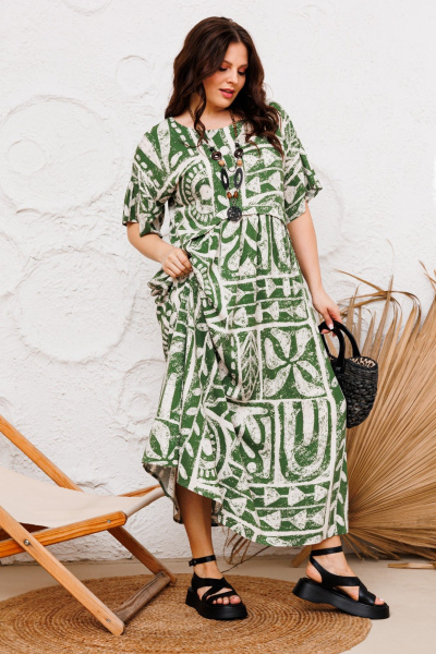 Платье Danaida 2227 зеленый - фото 4