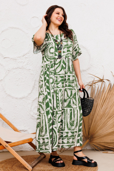 Платье Danaida 2227 зеленый - фото 2