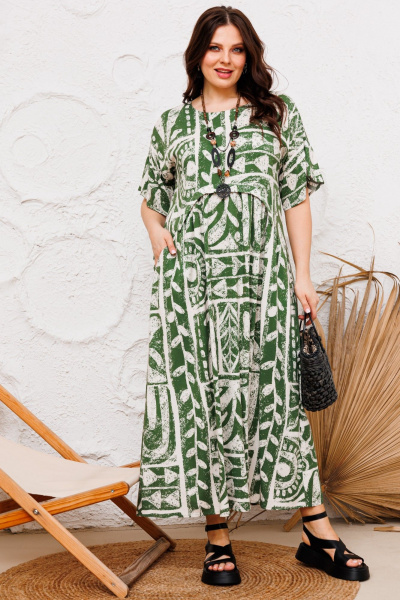 Платье Danaida 2227 зеленый - фото 1