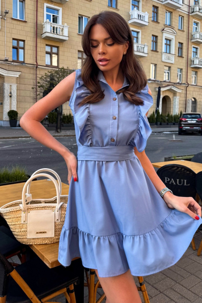 Платье летнее в стиле на каждый день из вискозы Pavlova 166 - фото 1