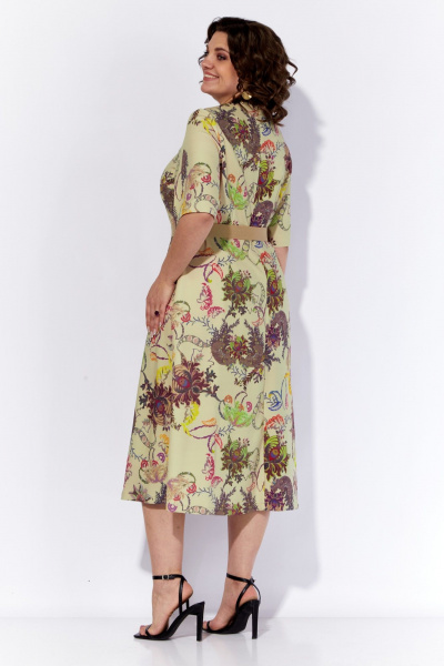 Платье летнее полуприлегающего силуэта с горохом Anna Majewska 1520S - фото 4