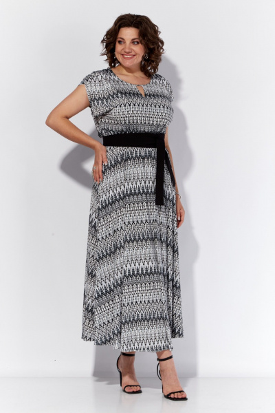 Платье макси в мультиколоре без рукавов на лето Anna Majewska 1874Z - фото 4