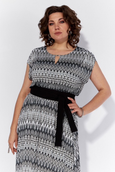 Платье макси в мультиколоре без рукавов на лето Anna Majewska 1874Z - фото 3