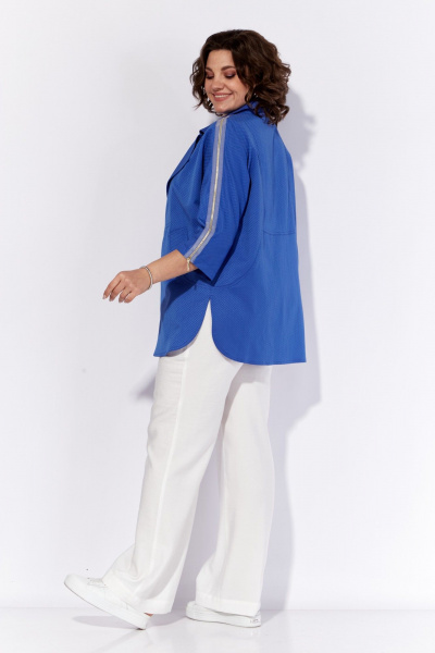 Жакет демисезонный прямого кроя с металлическими молниями Anna Majewska A198B - фото 3