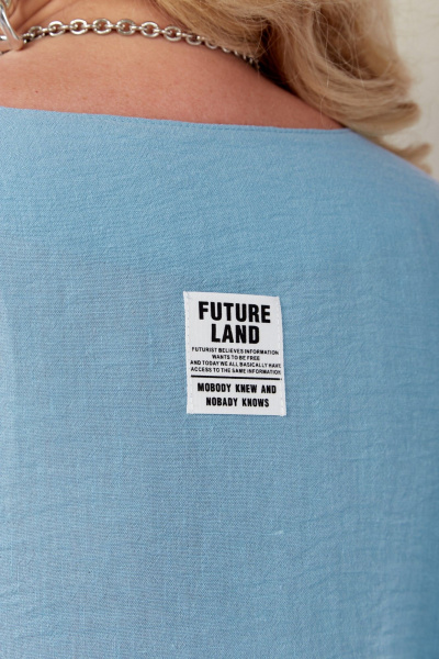 Блуза, брюки Anastasia 1102 голубой - фото 9