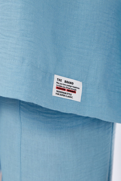 Блуза, брюки Anastasia 1102 голубой - фото 8