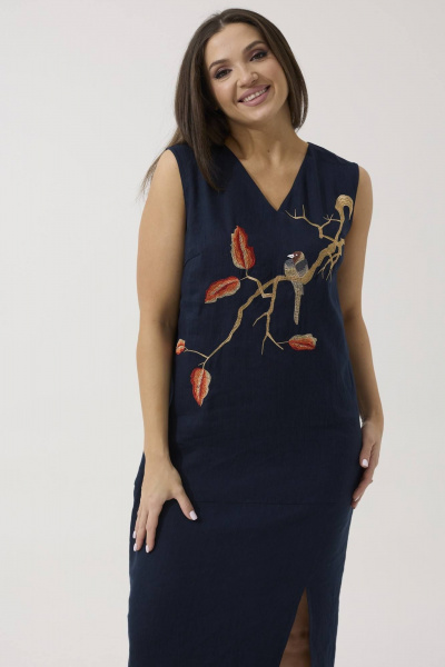 Платье Ma Сherie 4055 темно-синий - фото 11