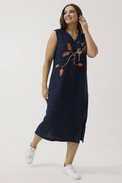 Платье Ma Сherie 4055 темно-синий - фото 8